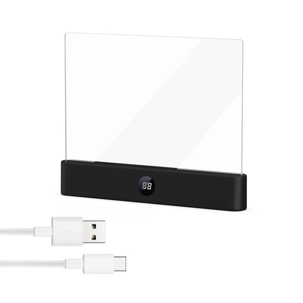 LED Flat Panel Night Vision Reading Light Eye Protection Reading Light Usb Charging Student Night Reading Lamp Book Lamp Indoor